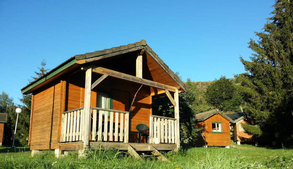 Domaine De L'Ours / Camping Lodge Saint-Urcize Exteriör bild