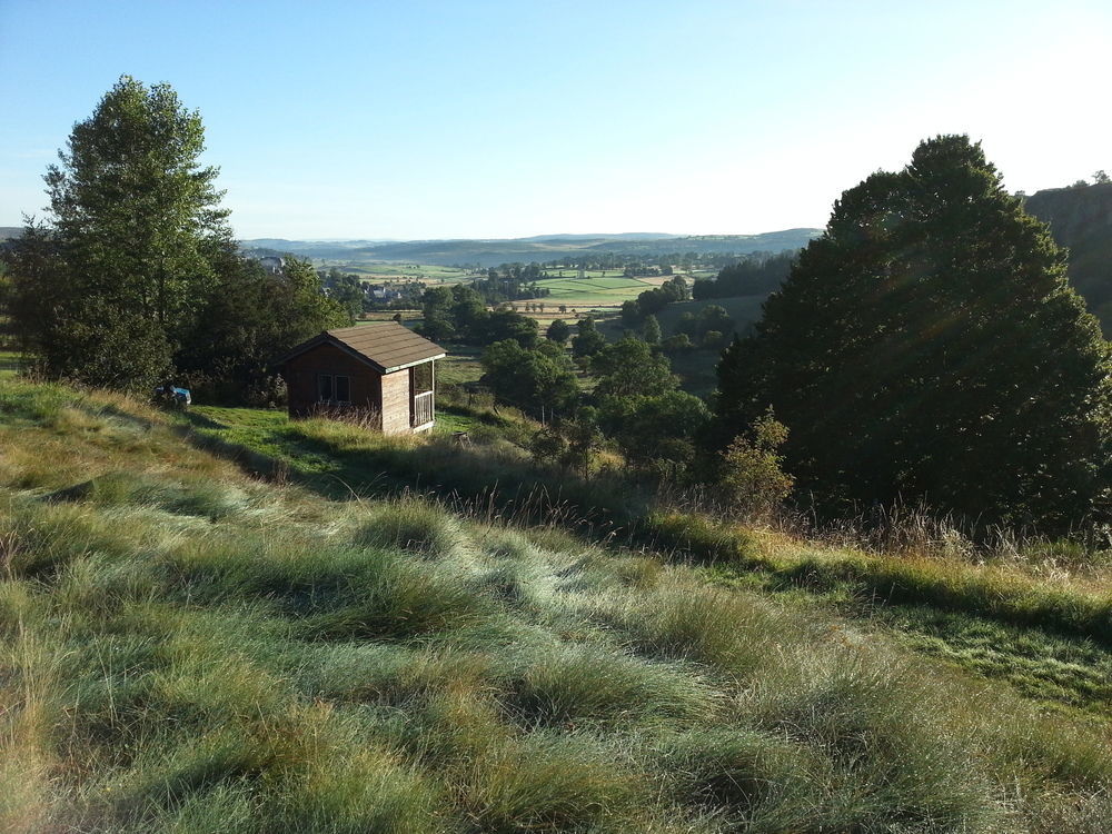 Domaine De L'Ours / Camping Lodge Saint-Urcize Exteriör bild