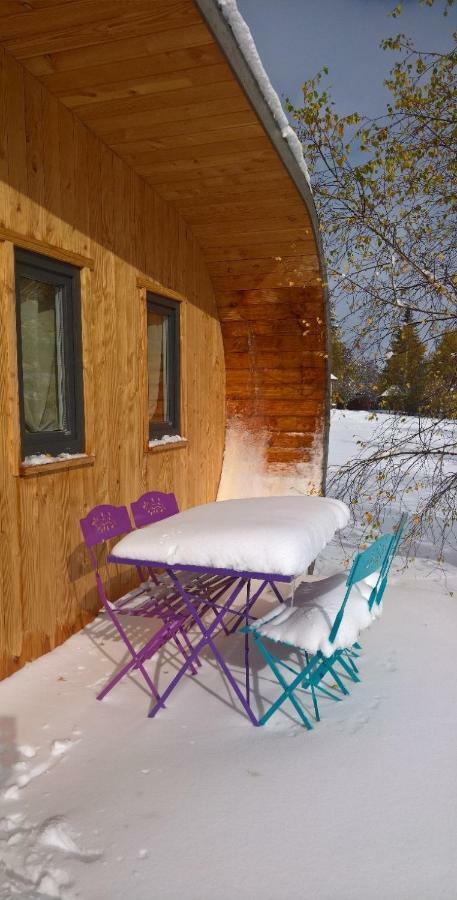 Domaine De L'Ours / Camping Lodge Saint-Urcize Exteriör bild